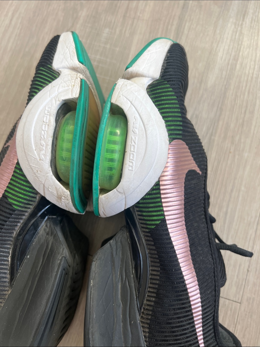 Nike SuperRep Go Training Shoes 10 Black/Pink Green gym Y2K sporty workout - Picture 11 of 11
